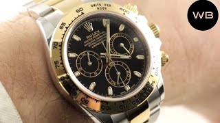 Rolex Daytona Steel Gold 116503 Cosmograph Daytona Luxury Watch Review [upl. by Marek]