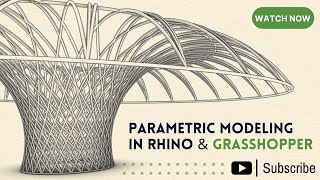 Grasshopper Tutorial for Beginners  Rhino 3d [upl. by Jere]