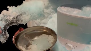 BLUE FLAVORED HUMIDIFIER FREEZER FROST  REQ 1219  asmrice eatingice iceasmr [upl. by Erasmus]