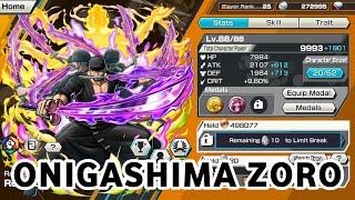 ONIGASHIMA ZORO GAMEPLAY I ONE PIECE BOUNTY RUSH [upl. by Procter]