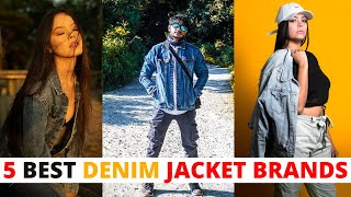 5 BEST DENIM JACKET BRANDS IN INDIA for Men amp Women [upl. by Clemence335]