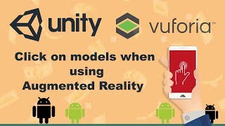 Tutorial Unity click on models when using Vuforia [upl. by Panthia303]