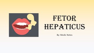 Pathophysiology of fetor hepaticus [upl. by Benjie936]