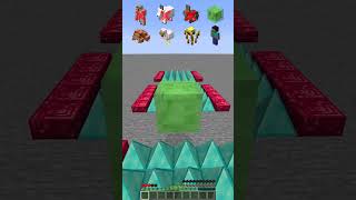 Spike Levels vs Jumping Mobs meme shorts minecraft [upl. by Zerat]