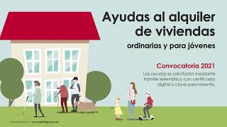 📢 🏡 Cómo solicitar las ayudas al alquiler de viviendas 2021 de la Generalitat Valenciana [upl. by Erbes]