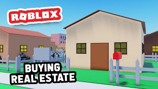 Buying and Selling REAL ESTATE in Roblox Investor Simulator [upl. by Atinot]