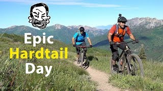 Epic First Ride on my Hardtail with Eric Porter [upl. by Grimes]