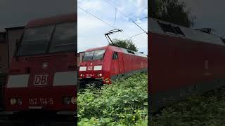 152 1145 LZ in Kornwestheim Rbf bahn train kornwestheim railway br152 [upl. by Drofub]