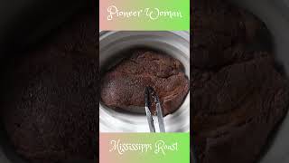 Delicious Mississippi Roast Recipe by Pioneer Woman A Mouthwatering Slow Cooker Classic [upl. by Yot]