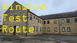 Alnwick Driving test route 181022 [upl. by Eenwat]