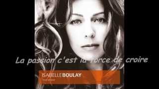 Sans Toi  Isabelle Boulay Lyrics [upl. by Nies677]