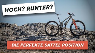 Warum den Sattel runter  Perfekt vorbereitet Biken  Tipps amp Tricks zum MTB Setup [upl. by Tingley]