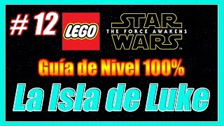 LEGO Star Wars El Despertar de la Fuerza  Guía de 100  Parte 12  La Isla de Luke [upl. by Jason]