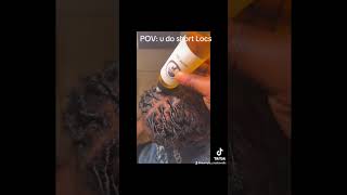 How to do comb Coils ❤️ locjourney haircare locs starterlocs combcoils combtwists [upl. by Tur]