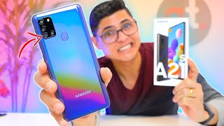 Samsung Galaxy A21s  Será um BOM SMARTPHONE Unboxing e Impressões [upl. by Courtund]