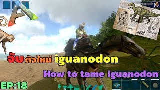 Ark Mobile EP18 จับตัวใหม่ iguanodon How to tame iguanodonTisgar TV [upl. by Lihp229]