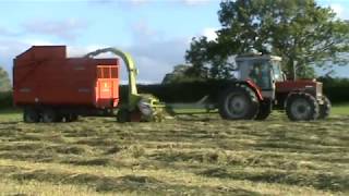 massey ferguson 3095 turbo silaging 2010 [upl. by Dean]