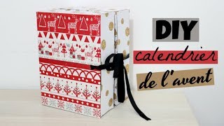 DIY calendrier de lavent en carton [upl. by Alhsa]