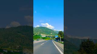 On the way to Montreux of Canton Vaud Switzerland 🇨🇭 shortsfeed travel driving switzerland [upl. by Eeruhs]