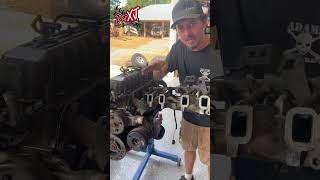 Jeep 40 Intake Install Trick jeep mechanic Engine jeepxj [upl. by Gram]