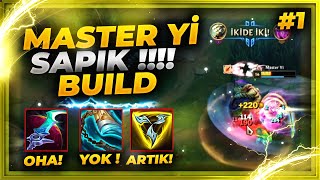 BU BUILD GERÇEK Mİ  MASTER Yİ SAPIK BUILD 1 MASTER Yİ JUNGLE NASIL OYNANIR RÜN BUILD OYNANIŞ [upl. by Santini]