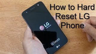 How to Hard Reset LG Mobile Tracfone  Open Locked Android Phone LG  Free amp Easy [upl. by Carlina]