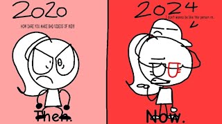 My voice in 2020 vs My voice in 2024 [upl. by Lleval294]