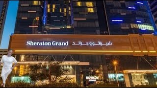 Sheraton Grand Hotel Dubai Hotel amp Room tour [upl. by Persian340]