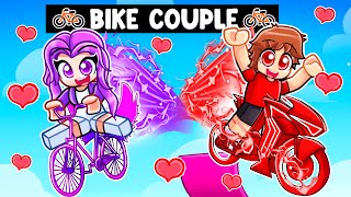 I Spent 100000 In Roblox Bike Obby With MY GIRLFRIEND [upl. by Hanser549]