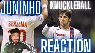 Juninho REACTION  Top 13 Ridiculous Free Kick Goals That No One Expected [upl. by Doscher]