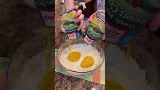 Corn Casserole RECIPE ON dinnerin321com thanksgiving casserole corn food yummy easyrecipe [upl. by Ahsinad554]