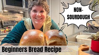 Mennonite Bread Recipe for Beginners nonSourdough [upl. by Zoila]