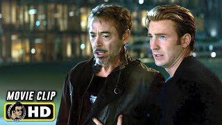 AVENGERS ENDGAME 2019 quotI Lost The Kidquot Tony Mourns SpiderMan HD IMAX Clip [upl. by Elleinahc]