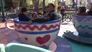 Attraction Mad Hatters Tea Cups  Disneyland Paris HD [upl. by Asihtal]