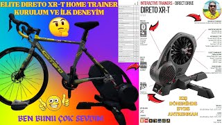 Elite Direto XRT Home Trainer Kurulum Ve İlk Deneyim  Part1 [upl. by Nylidam507]