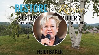 Heidi Bakers Message at Restore amp Revive Northfield Monday Evening Oct 2 2017 [upl. by Rosy696]