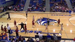 Harrisonville High vs Warrensburg High School Girls Varsity Basketball [upl. by Ycnay323]