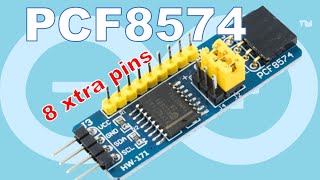 Practical Guide to PCF8574 Adding Extra Pins for Arduino [upl. by Eraste]