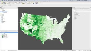 Choropleth map in QGIS [upl. by Anon689]