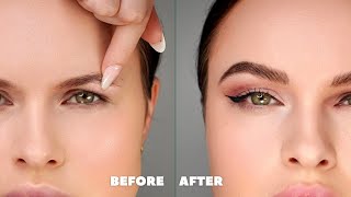 Effortless Eyeliner for Hooded Eyes Quick amp Easy Tips [upl. by Lester879]