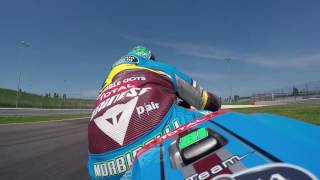 Onboard with Franco Morbidelli at Misano [upl. by Dyun]