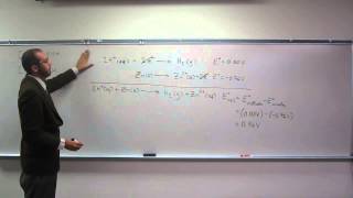 Using the Nernst Equation to Calculate Standard Cell Potential E°cell 001 [upl. by Nomed]