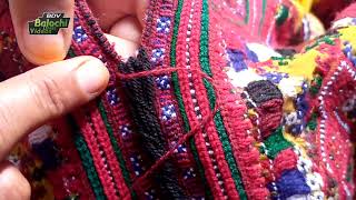 Balochi Dress Balochi Doch tutorial  Toheeg  تو ہیگ [upl. by Esiuolyram96]