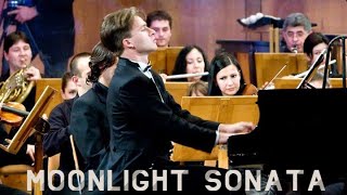 Beethoven  Moonlight Sonata  Piano amp Orchestra [upl. by Dnomad]