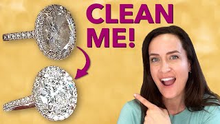 How To Clean My Engagement Ring At Home  Flawlessly Sparkling Diamonds 💎 [upl. by Weinhardt]