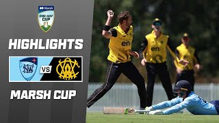 NSW v Western Australia  Marsh Cup Final 202324 [upl. by Orpah]