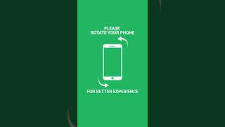 ROTATE YOUR PHONE ANIMATION GREEN SCREEN [upl. by Morey]