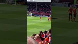 Dundee United players celebrate after scoring 1st goal v airdrie [upl. by Yllet]