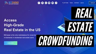 New Real Estate Crowdfunding Site BitCasas [upl. by Eicart]