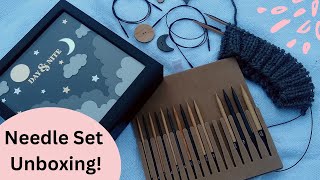 Day and Nite  Knitters Pride Needle Set  UNBOXING and DEMO [upl. by Lleoj]